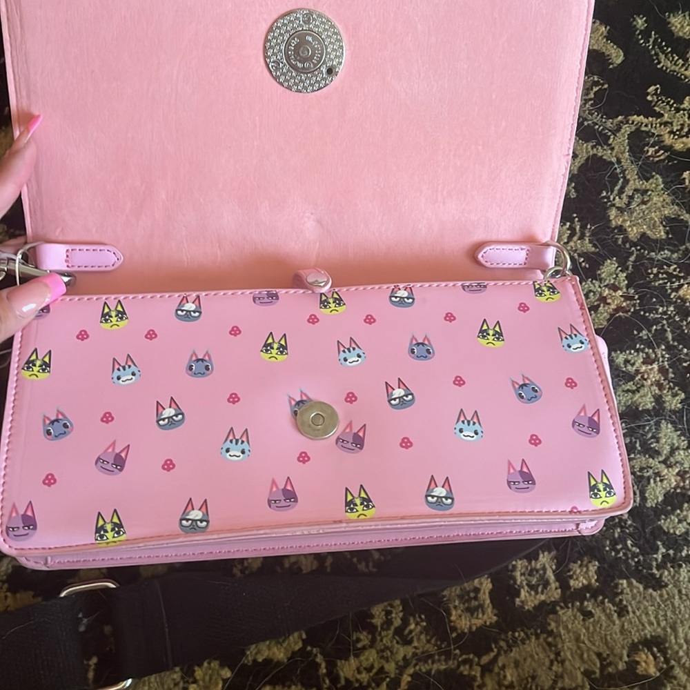 Never used animal crossing Nintendo switch cat cross body - Picture 2 of 4